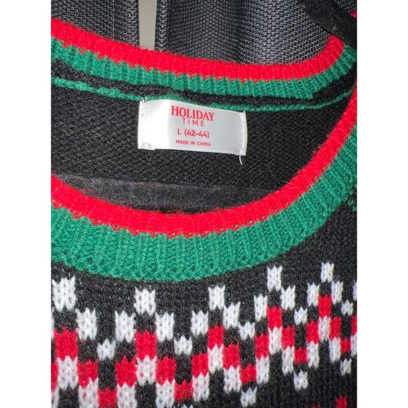 Ugly Christmas Sweater Xmas Size Large Dinosaur - Picture 2 of 3